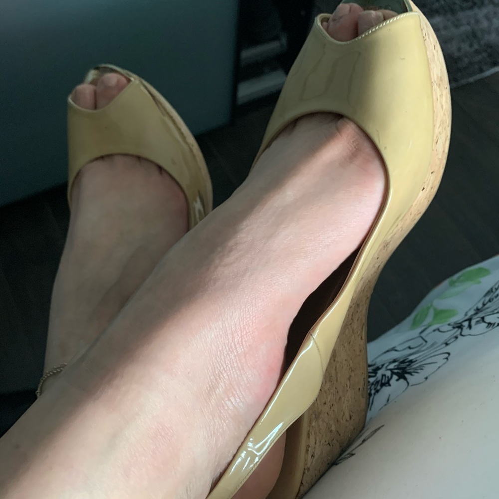 Euc Jimmy Choo wedges 9.5